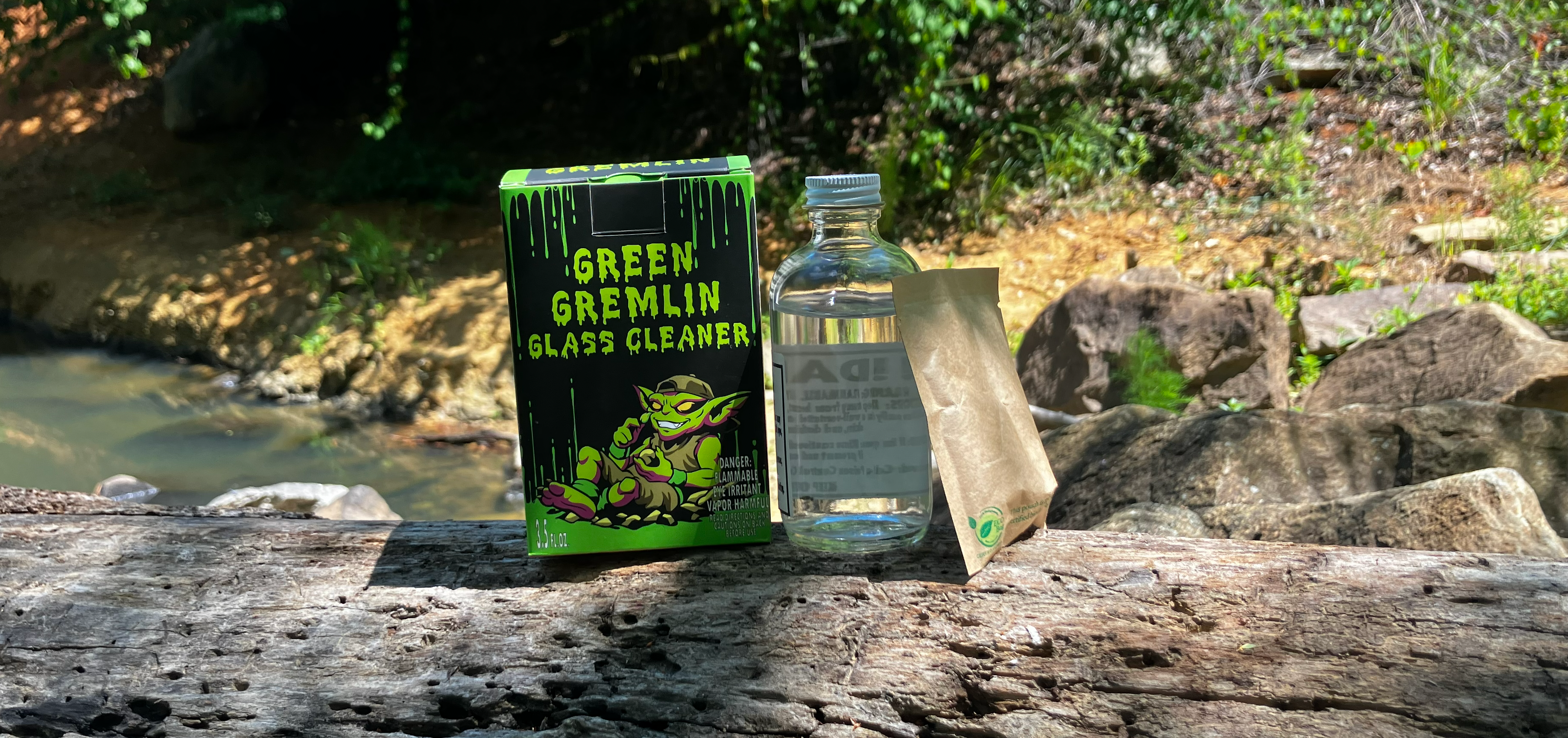 Green Gremlin eco-friendly glass cleaning products
